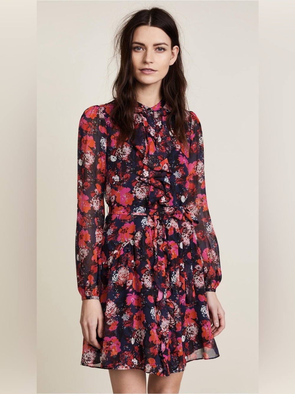 Saloni Tilly Ruffle C Dress